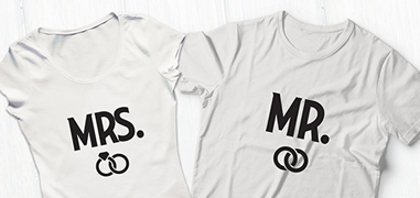 Personalización de camisas para boda